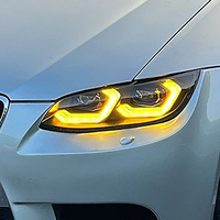 Faro LED para Auto, Luz Diurna, Direccional, Antiniebla, Conjunto de Faros para BMW E92 LCI