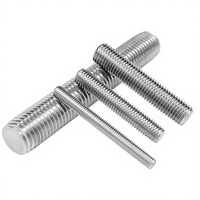 M8 M10 M12 SS 304 316 Stainless Steel ASTM B8 B8M Full Thread Bolt Studs Threaded Rod