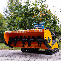 Produit phare : Robot tondeuse à fléaux télécommandé, mini débroussailleuse sur chenilles, broyeur d'herbe