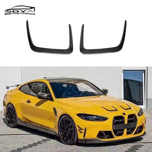 Séparateur de capot avant en fibre de carbone G80 G82 M3 M4 Séparateur de capot avant Couvercle de moteur Bouches d'aération pour <span class=keywords><strong>BMW</strong></span> G80 M3 G82 M4 G83 - Product Image 2