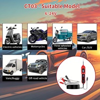 Testeur de circuit automobile, scanner de diagnostic universel, affichage de la tension LED, kit de sonde de puissance en matériau isolant, OLIVER Car
