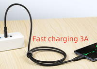 Cable DFX USB-C a USB 3.0 de 1m, 5Gbps de Datos, Carga Rápida de 3A, Triple Blindaje, Conductor de Cobre Puro para Teléfonos Móviles