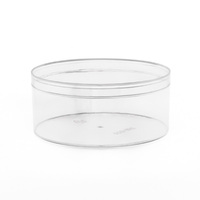 Boîtes d'emballage transparentes en PS moulé par injection brillant, personnalisées et jetables pour biscuits, gâteaux, snacks, aliments pour bébés et sucre - JNH010
