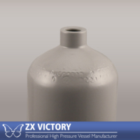 Cylindre en acier vide ZX TPED personnalisable de 1,5L à 9L, haute pression, sans gaz, directement de l'usine