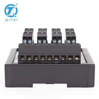 QMT083-P Bloc de bornes de sortie à 8 pôles à insertion rapide, module de signal PLC sur rail DIN DC24V 1A avec LED d'état pour interface de contrôle d'appareil