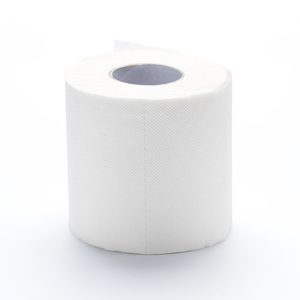 Rouleau <span class=keywords><strong>de</strong></span> mouchoirs blancs en pâte mixte, papier <span class=keywords><strong>de</strong></span> <span class=keywords><strong>toilette</strong></span> avec 2 plis, gaufrage personnalisé, 300 feuilles - Product Image 1