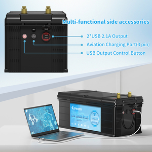 Batterie au lithium fer phosphate 12V 200Ah à décharge profonde avec BMS intégré pour applications solaires, domestiques et nautiques – Stock UE (Allemagne) - Product Image 5
