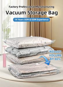 Sacchetto Salvaspazio Sottovuoto Pieghevole ABK Personalizzabile per <span class=keywords><strong>Vestiti</strong></span> da Viaggio Sacca a Compressione Moderna per Abiti - Product Image 3