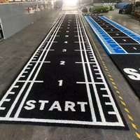 Tapis de jeu en gazon artificiel PP à motif personnalisé MCG pour aire de jeux pour enfants, maternelle, extérieur