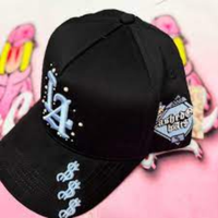 Casquettes de créateur originales de qualité supérieure avec visière en daim, broderie 3D personnalisée Labubu, casquettes 5 panneaux, casquettes snapback unisexe