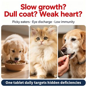 Comprimés d'huile de poisson pour animaux de compagnie pour un pelage brillant et la santé cérébrale, Oméga 3 DHA EPA 30%, complément de croissance pour chiens et chats avec lécithine et taurine - Product Image 4