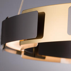 Lámpara de Techo Minimalista de Diseño Americano para Sala de Estar, Lámpara Colgante Circular de Metal de Lujo para Comedor y Dormitorio, Diseño Único para Sala de Exposiciones - Product Image 6