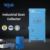 Système de séparation des poussières industrielles à cartouche 380V 4kW, haute capacité de filtration d'air, application de soudage