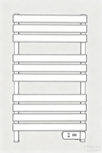 Sèche-serviettes électrique rose mignon pour salle de bain, mural ou sur pied, pour sécher les serviettes <span class=keywords><strong>et</strong></span> les vêtements, idéal pour l'hiver - Product Image 5