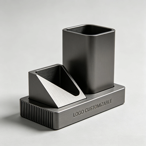 Porta Tarjetas de Aluminio para Oficina, de Alta Demanda, con Acabado Anodizado Múltiple, Mecanizado por CNC, Decoración de Escritorio - Product Image 1