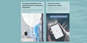 Botslab Indoor Cam C201 2K 3MP WiFi Cloud Storage AI Tracking 130 Wide Angle H.264 CMOS Surveillance <b>Camera</b> with MicroSD Card - Product Image 2