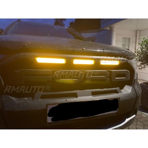 ชุดแต่งกันชนหน้ารถยนต์ฟอร์ด เรนเจอร์ T7 T8 พร้อมไฟ LED กระจังหน้าแบบเรซซิ่ง กระจังหน้า กันชนหน้า อะไหล่ตกแต่งภายนอก - Product Image 5