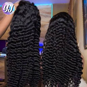 Raw Indiaans natuurlijk haar pruik zonder lijm, pruik van echt haar met kant aan de voorkant, Braziliaans haar met cuticula-uitlijning, 360 Full HD frontale kantpruik - Product Image 2