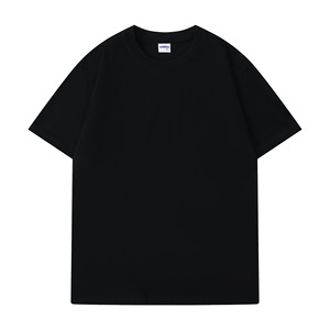Custom Heavyweight 280g Pure Cotton Knitted O-Neck Short Sleeve <strong>T</strong>-<strong>shirt</strong> for Men Women Solid Color Blank Design Loose Fit - Product Image 2