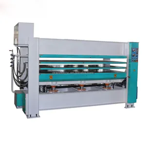 Fully Automatic Melamine Laminating Hot Press Machine For MDF Particle Board