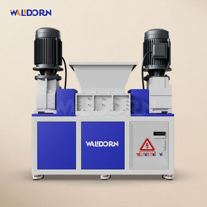 Electric Automatic Double Shaft Scrap Waste Mixed MSW Municipal Solid Small Twin Shredder Machine - Product Image 1