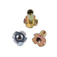 Vente en gros usine GDTYF Marque M5 Métrique Droit Filetage en acier zingué Inserts filetés Écrou en T Écrou à tête cylindrique Écrou à tête hexagonale Classe 8 6,0 mm