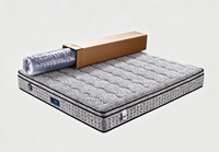 Matelas à ressorts ensachés Euro Top de luxe de haute qualité, double face, 12 pouces, 5 zones, pour usage domestique/hôtelier