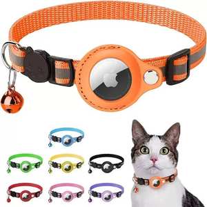 Venta caliente de lujo de seguimiento <span class=keywords><strong>GPS</strong></span> Air Tag Cute Nylon Premium <span class=keywords><strong>Tracking</strong></span> Reflective Custom Logo Venta al por mayor <span class=keywords><strong>Pet</strong></span> Cat Dog Collares - Product Image 1
