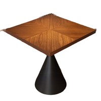 Ensemble de table et de chaises de style industriel, design commercial, ensemble de salle à manger en bois écologique pour hôtel ou bar