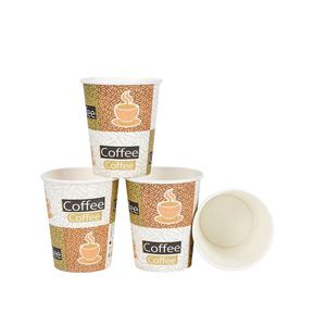 Gobelets en papier biodégradables blancs jetables pour café, 4oz, 6oz, 8oz, 12oz, personnalisables en gros pour cafés et usines - Product Image 4