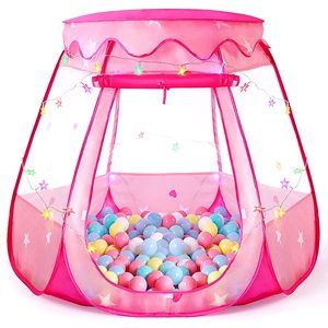 Vente chaude 2024 : <span class=keywords><strong>Tente</strong></span> de <span class=keywords><strong>jeu</strong></span> pour enfants, maison de princesse pliable, piscine à balles océanique, jouet de <span class=keywords><strong>jeu</strong></span> de balle de haute qualité - Product Image 1