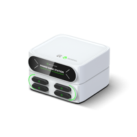 Station de location de Powerbank empilable d'affaires avec bouton Ramasser votre propre chargeur de service public Distributeur automatique de Power Bank