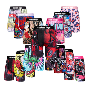 Individuell Bedruckte Boxershorts mit Digitaldruck, Bequeme Lange Unterwäsche für Herren, Nischen-Styles Boxershorts, Atmungsaktive Sport-Herrenunterwäsche - Product Image 1