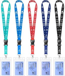 Porta Tarjetas de Identificación Personalizado con Logotipo Impreso por Transferencia Térmica, Correa para el Cuello con Gancho, Cordón de Poliéster - Product Image 1