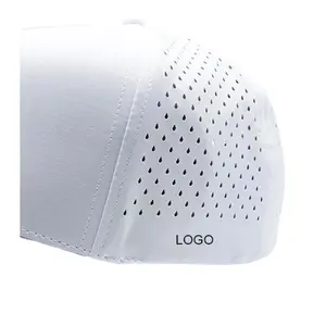 OEM/ODM5 Panel eğrileri ağız koşu şapka hızlı kuru lazer delme özelleştirilmiş nakış logosu iyi performans beyzbol şapkası