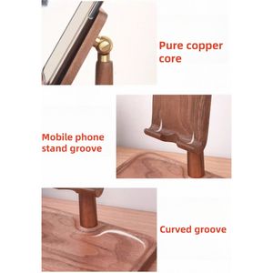 حامل هاتف محمول خشبي قابل للتعديل ومحمول للورش - حامل أجهزة لوحية متعدد الاستخدامات - Product Image 5