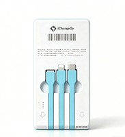 Power Bank dan kabel pengisi daya bawaan untuk baterai isi ulang Android dan iOS