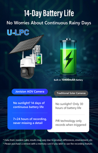 Cámara IP <span class=keywords><strong>de</strong></span> Vigilancia 4G con Energía Solar, Sensor CMOS <span class=keywords><strong>de</strong></span> 3MP, Visión Nocturna, Almacenamiento <span class=keywords><strong>en</strong></span> Tarjeta SD, Audio Bidireccional, Resistente al Agua IP66, Detección Humana - Product Image 2