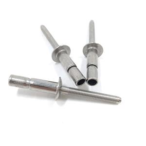 <span class=keywords><strong>Remache</strong></span> de perno mono de acero inoxidable de 1/4 ", remaches ciegos de estructura de <span class=keywords><strong>Huck</strong></span> de bloqueo externo de alta calidad - Product Image 1