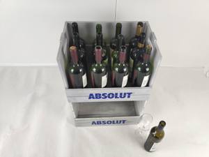 Thông lưu trữ bằng gỗ Thùng mộc mạc làm tổ <span class=keywords><strong>container</strong></span> trắng sơn rắn gỗ Thùng hộp gỗ rượu vang hiển thị đứng - Product Image 6