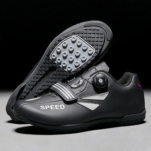 Nouvelles chaussures de cyclisme <span class=keywords><strong>pour</strong></span> hommes, chaussures de course sur route professionnelles en cuir confortables à enfiler, <span class=keywords><strong>pour</strong></span> le <span class=keywords><strong>VTT</strong></span> et les activités de plein air - Product Image 6