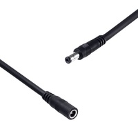 Connecteurs Mâle-Femelle DC5525 DC5521 en Gros pour Bandes LED TV, Caméras, Routeurs et Petits Appareils Électroniques
