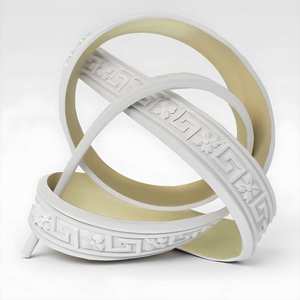 विभिन्न प्रकार के मुकुट मोल्डिंग पॉलीयुरेथेन घुमावदार और pu नक्काशीदार कोने रेखाओं के लिए लचीला मोडिंग्स - Product Image 2