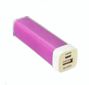 الأكثر شعبية المنتجات بالجملة 2600 Mah قوة البنك 5v واحد Usb الذكية الأدوات إكسسوارات السفر بنك طاقة خارجي