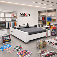 Machine de découpe CNC Forex avec couteau oscillant et outil de fraisage en option