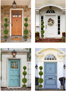 Árvore <span class=keywords><strong>Artificial</strong></span> de Folhagem Verde de 120cm, Decoração de Buxo Falso, Bonsai Topiário em Forma de Bola, Grande Planta Interna em Vaso para Decoração Externa - Product Image 6