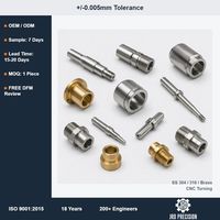 Mecanizado CNC de Precisión de 5 Ejes Personalizado OEM ODM, Electroerosión por Hilo para Mecanizado de Bujes de Transmisión, 0.005mm SS304 Automotriz ISO 9001