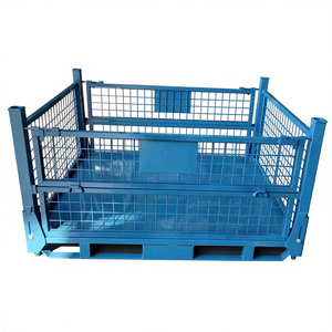 עגלות מחסן מתקפלות מפלדה, מחיר מפעל, MOQ נמוך, מותאמות אישית, עם הגנה מפני קורוזיה, איכות גבוהה - Product Image 2