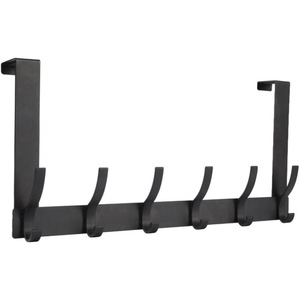 Door <b>hooks</b>, bathroom door towel rack with 12 coat <b>hooks</b>, wall-mounted coat <b>hooks</b> and hangers. - Product Image 5