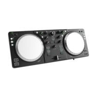 Accuracy Pro Audio DMD-800 : Ensemble DJ Complet Professionnel avec Grandes Platines Scratch et Contrôleur